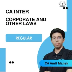 CA Inter Corporate Law - Regular Batch (CA Amit Manek)